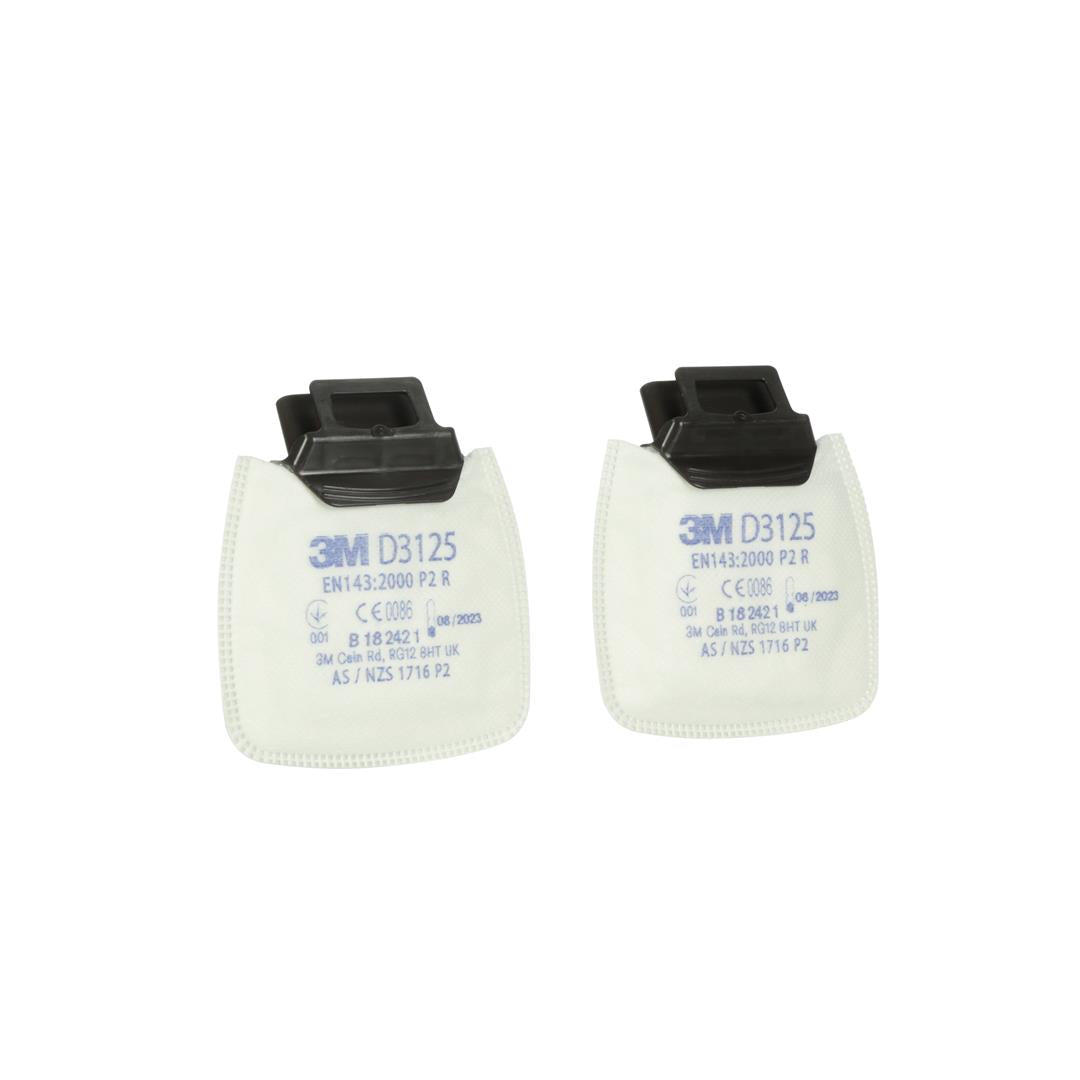 3M Secure Click Partikelfilter P1, P2 oder P3 R für Halbmasken HF-800