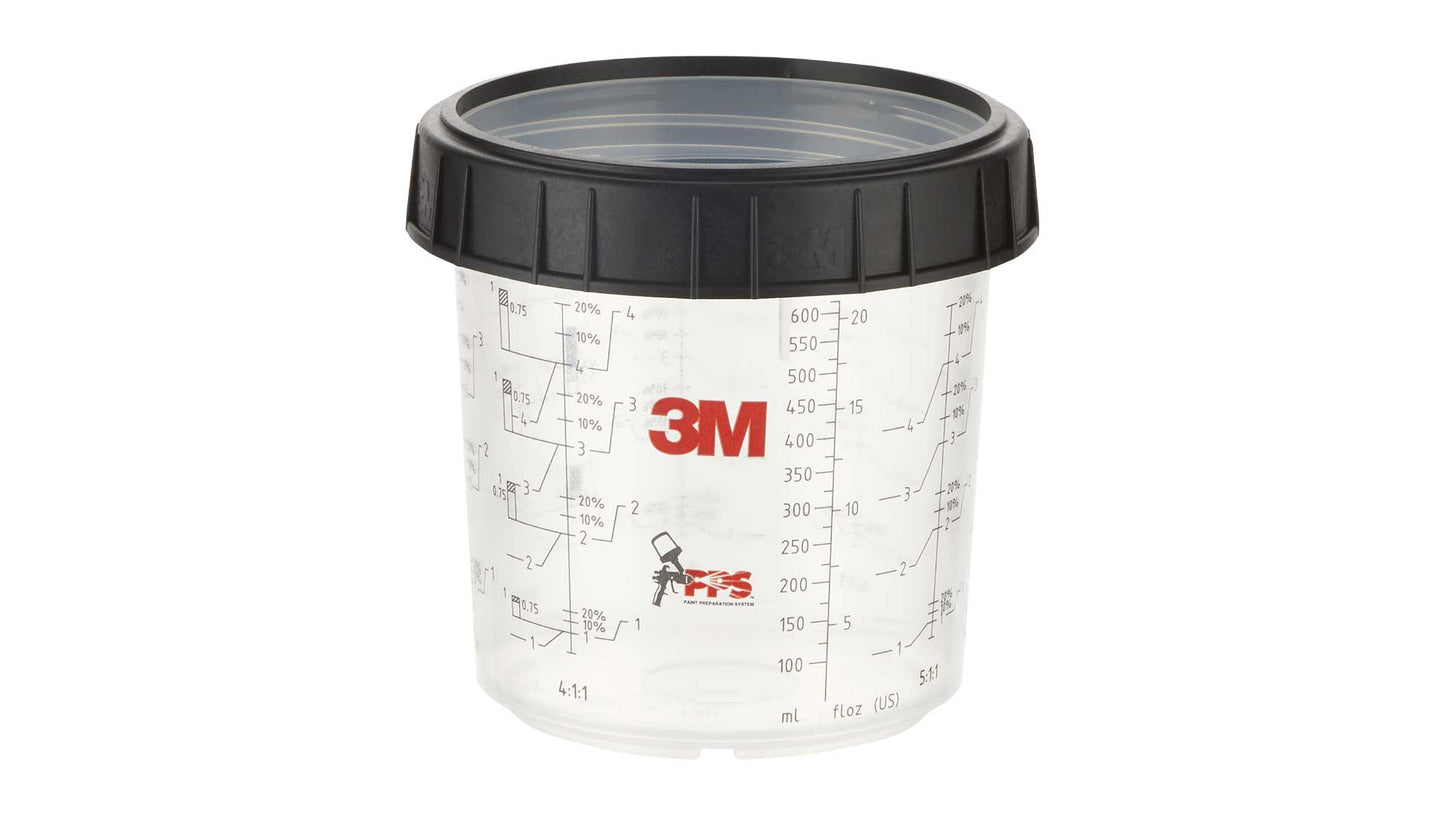 3M PPS Becher mit Schraubring 0,65L (2 Stk) oder 1L (1 Stk)