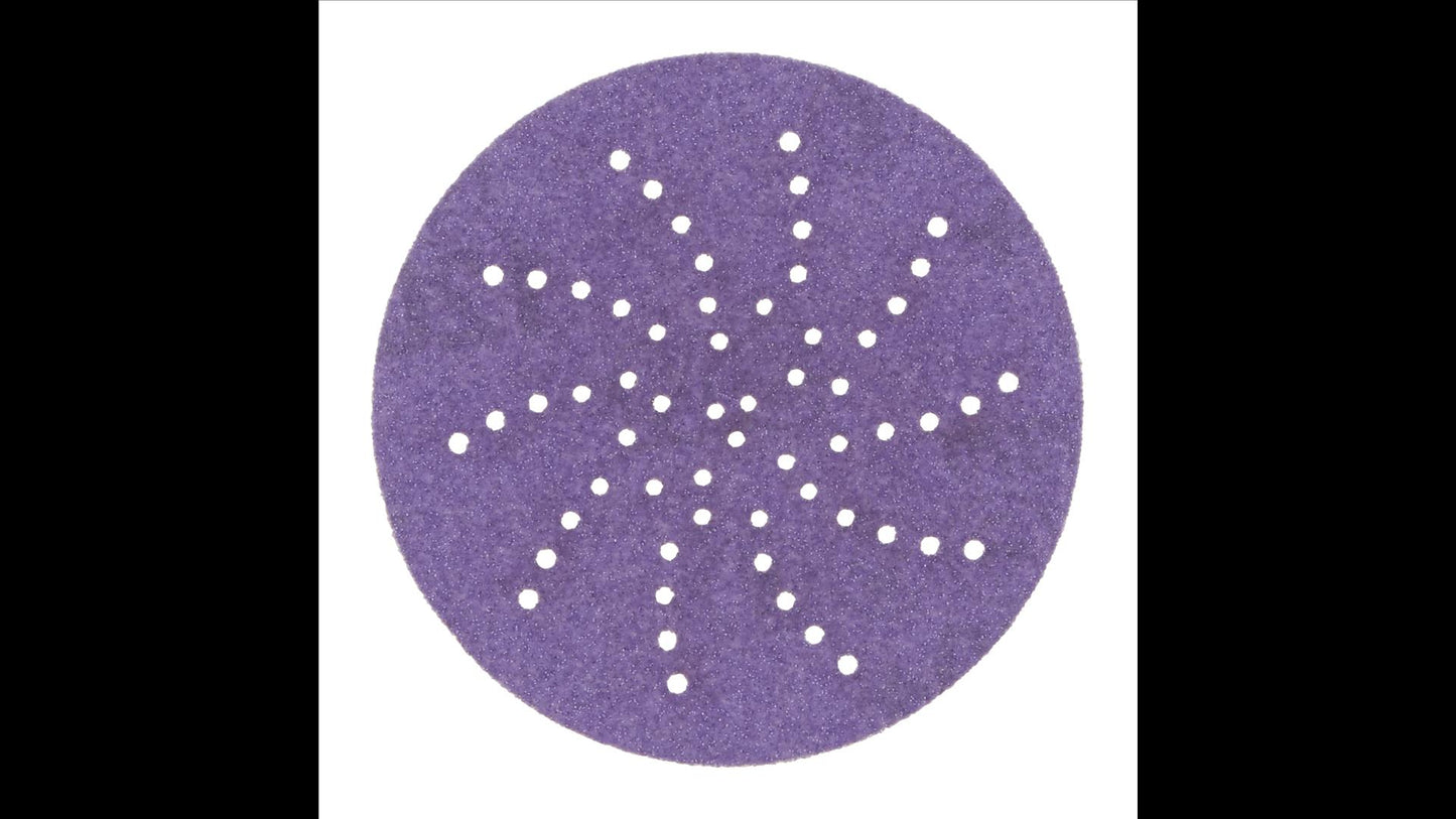 3M Cubitron II Hookit Purple Premium Schleifscheibe Durchmesser 90mm 737U (50 Stk)