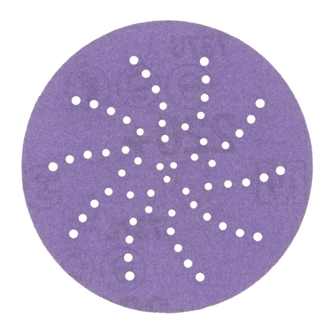 3M Cubitron II Hookit Purple Premium Schleifscheibe Durchmesser 90mm 737U (50 Stk)