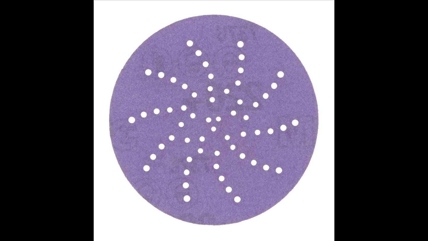 3M Cubitron II Hookit Purple Premium Schleifscheibe Durchmesser 90mm 737U (50 Stk)