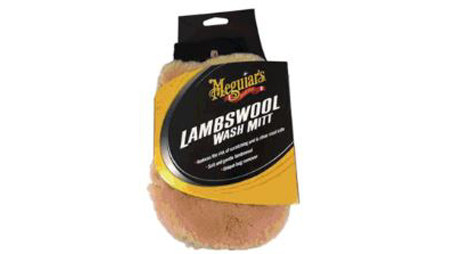 Meguiar's A7301 Lambswool Wash Mitt Reinigungshandschuh (1Stk.)