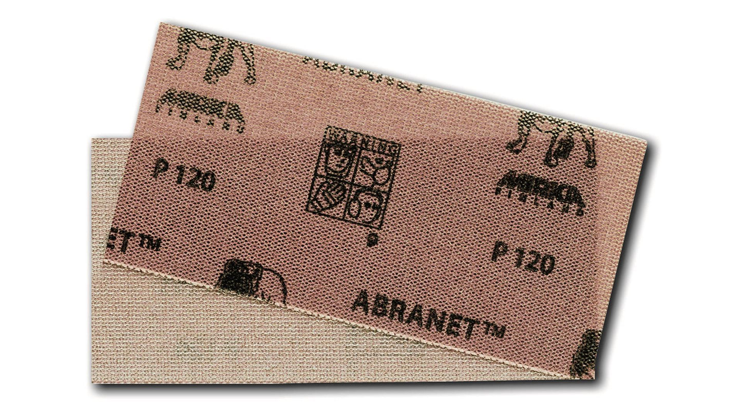 Mirka Abranet Schleifpapier Streifen 115 x 230 mm Grip Gitternetz (50Stk)