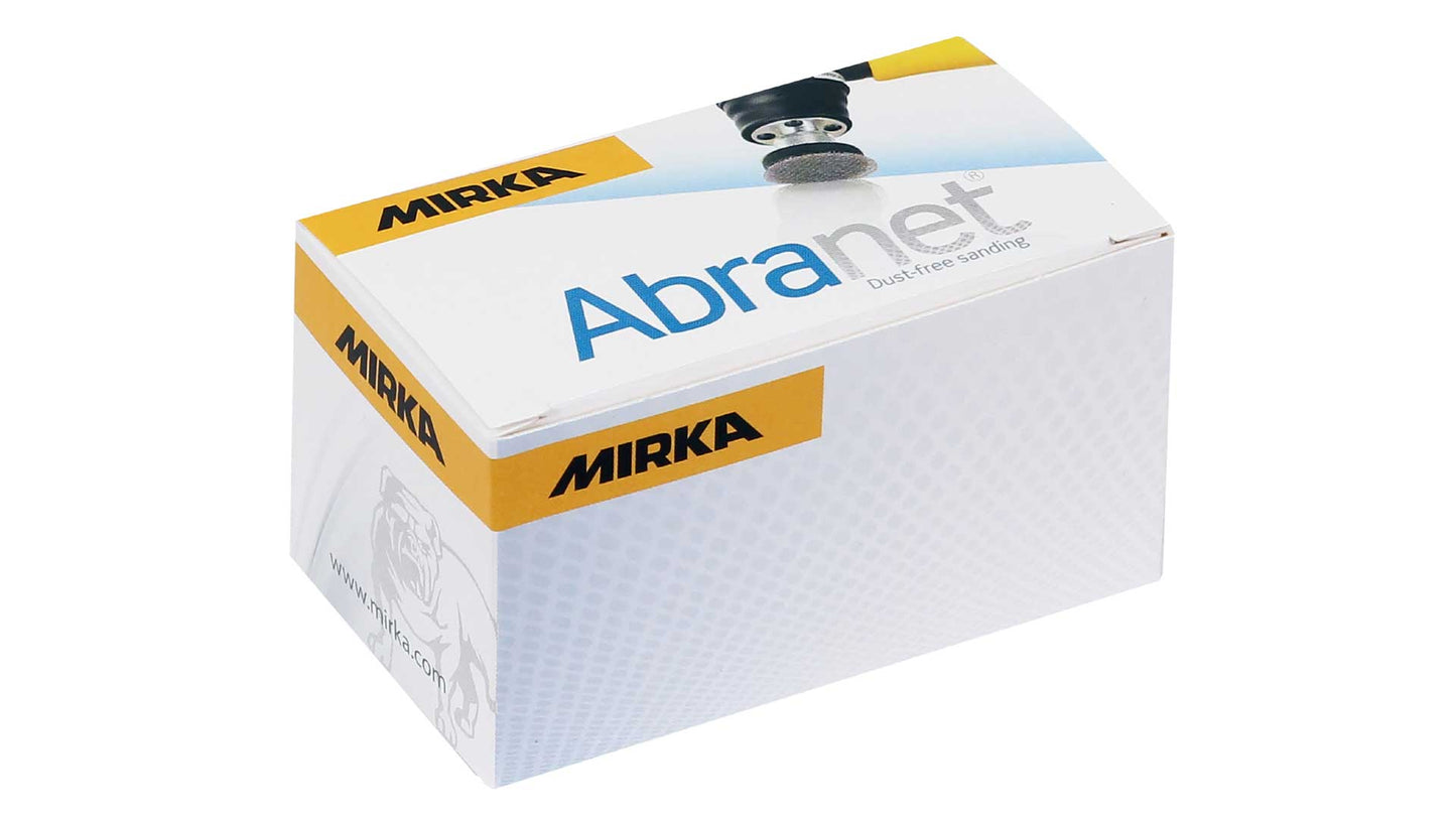 Mirka Abranet Scheiben Schleifblüten Ø 34 mm Grip Kletthaftung Gitternetz  (50 Stk)