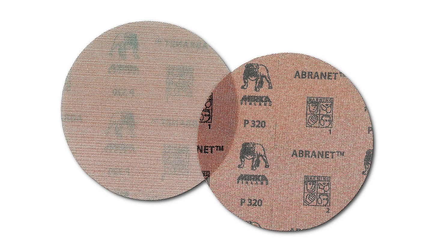 Mirka Abranet Scheiben Schleifblüten Ø 34 mm Grip Kletthaftung Gitternetz  (50 Stk)