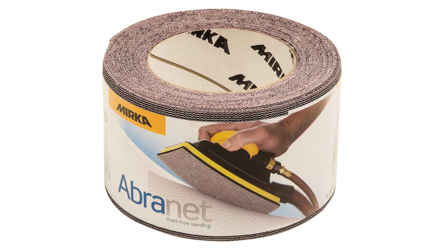 Mirka Abranet Rollen 75 mm x 10 m Grip Gitternetz verschiedene Körnungen (10m)