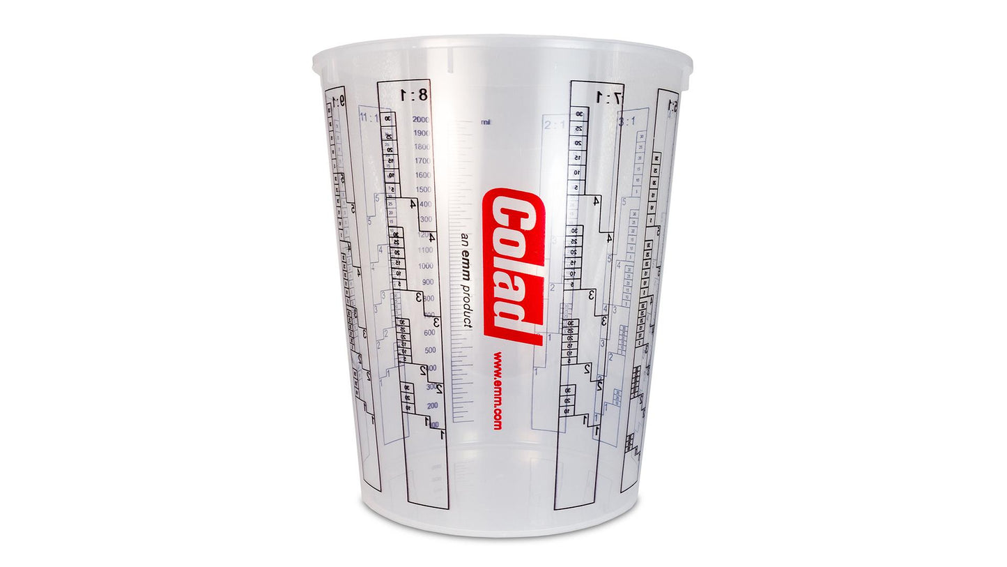 EMM Colad bedruckte Mischbecher 350ml 700ml 1400ml 2300ml (300 Stück)
