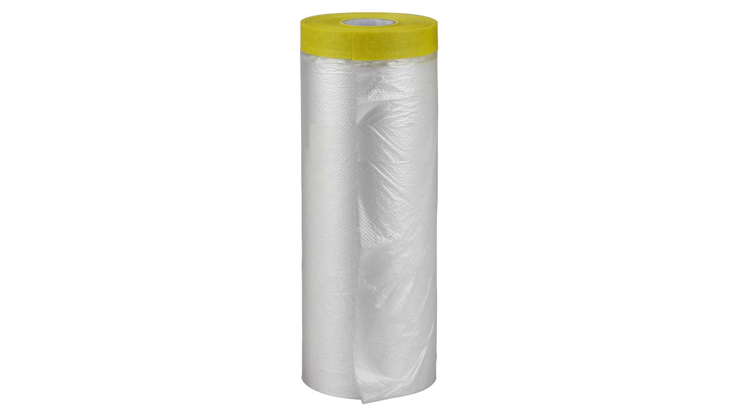 MP CQ-Foil Abdeckfolie mit Papierklebeband in vielen Breiten (versch. Längen)