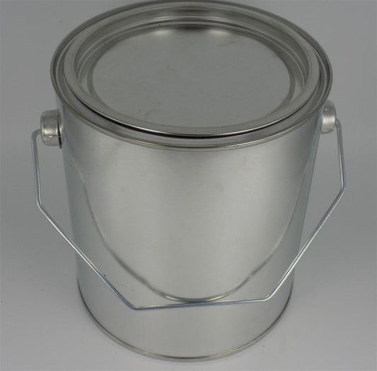 Mipa Leerdose blank mit Deckel, 2l, 2,5l oder 3l (Metall, 1 Stück)