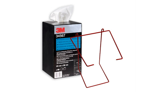 3M Einweg-Karosserie-Reinigungstücher weiß  29 mm x 370mm (Karton 400 St.)
