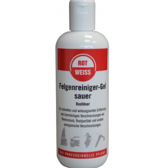 ROTWEISS Felgenreiniger-Gel sauer (500ml)