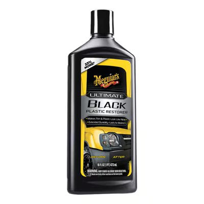 Meguiar's G15816 Ultimate Black Plastic Restorer Kunststoffreinigung (473ml)