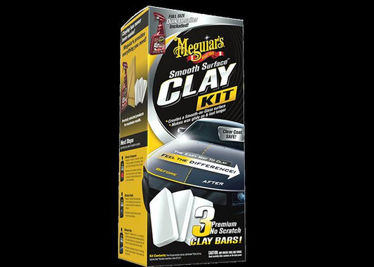 Meguiar's G191700 Smooth Surface Clay Kit Lackreiniger, Wachs & Knete (Set)