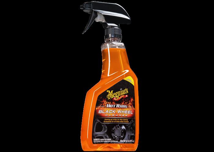 Meguiar’s G230524 Hot Rims Black Wheel Cleaner Felgenreiniger schwarz (709 ml)