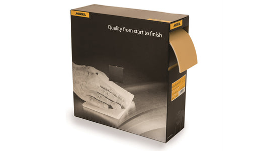 Mirka Goldflex Soft Schleifpapier Rolle 115 x 125 mm (200 Handpads auf 25m Rolle)