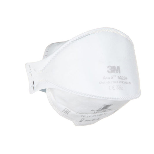 3M Atemschutzmaske Aura 9320+ FFP2 ohne Ventil (Einzel oder Karton mit 20 Stk)
