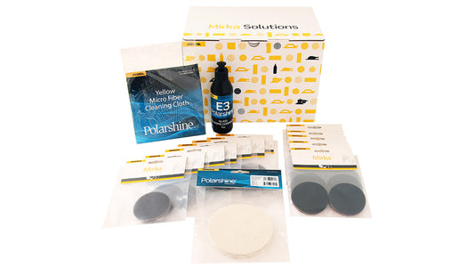 Mirka Glasschliff-Kit 77mm oder 125mm für Glasoberflächen Sanierung (1 Stk.)
