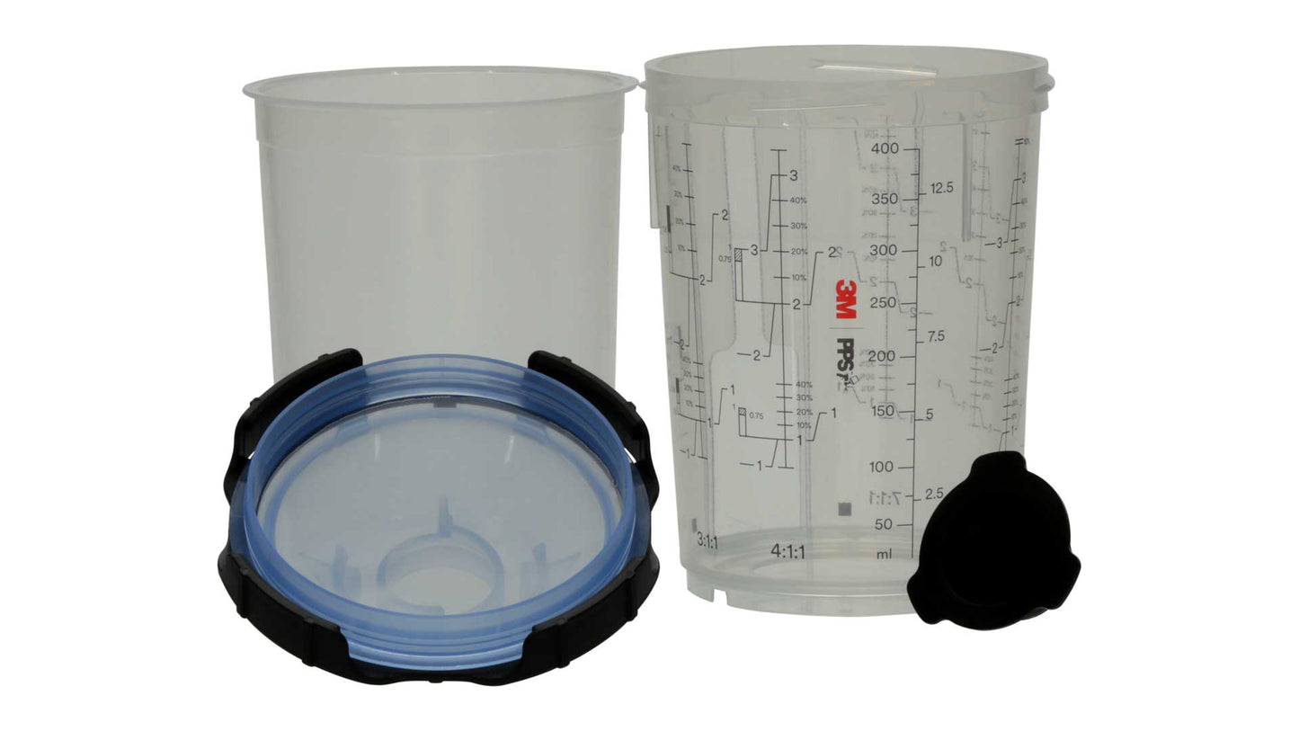 3M PPS Kit 2.0 Bechersystem 200ml, 400ml, 650ml oder 850ml mit 125µ oder 200µ Filter