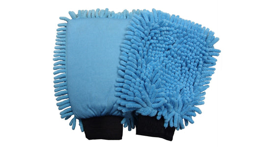 ROTWEISS Mikrofaserhandschuh "Rasta" blau 240 x 125 x 60 mm (1 Stk)