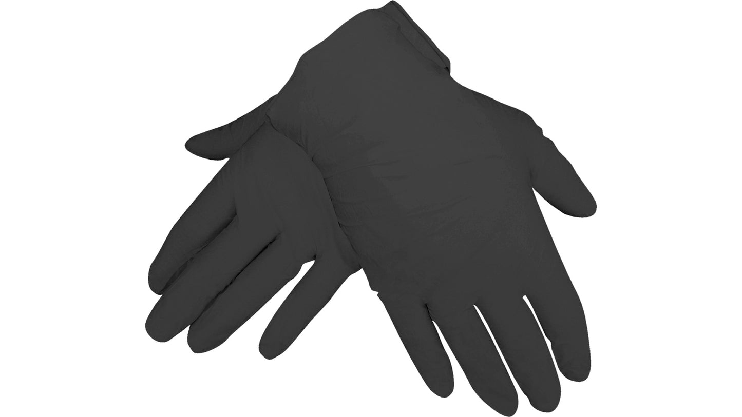 MP Nitrilhandschuhe Blau oder Schwarz puderfrei Größen S, M, L oder XL (100 Stk)