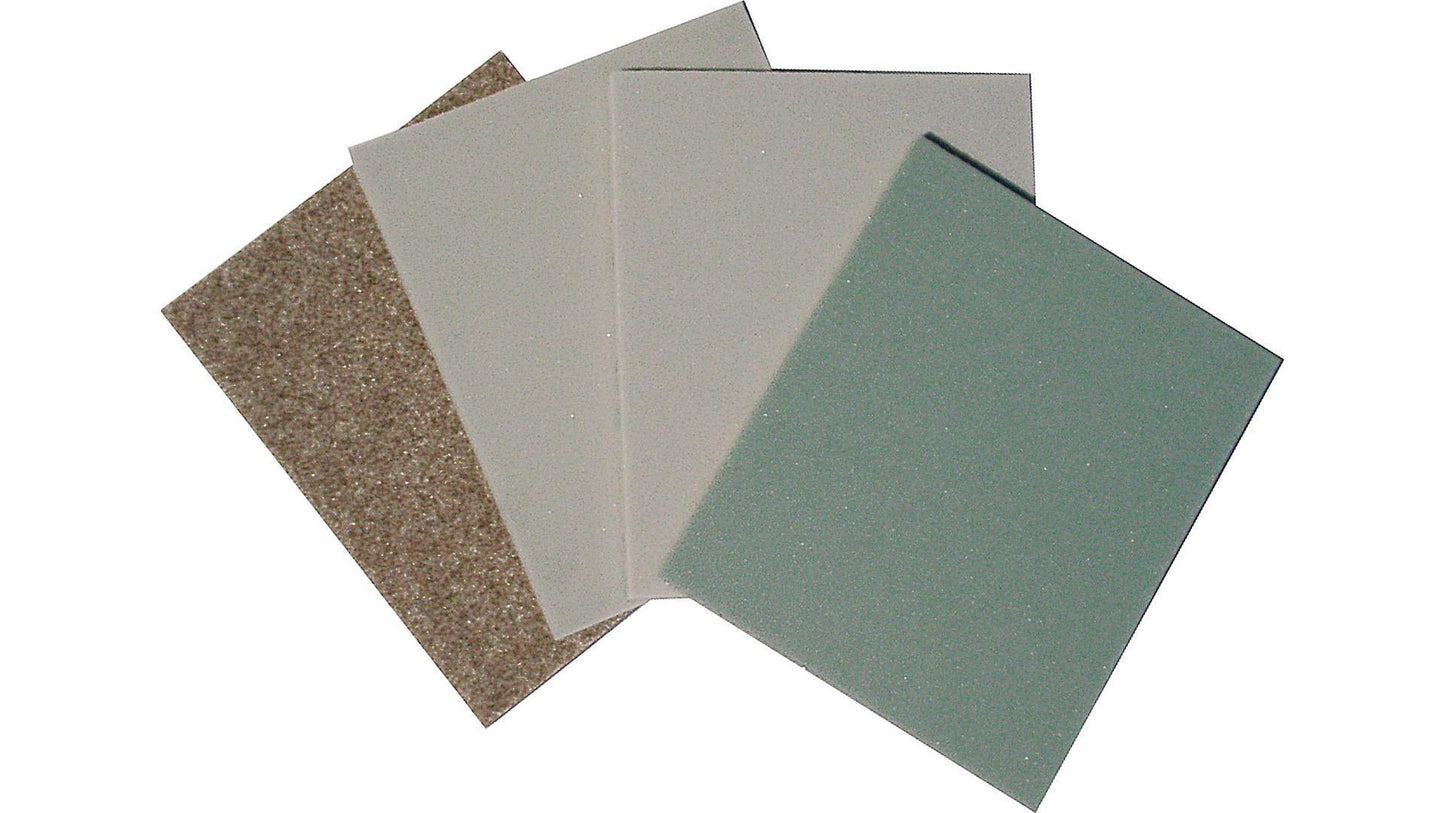 MP Soft Pad Schleifpads Medium, Fine, Superfine, Ultrafine (140 x 115 mm)