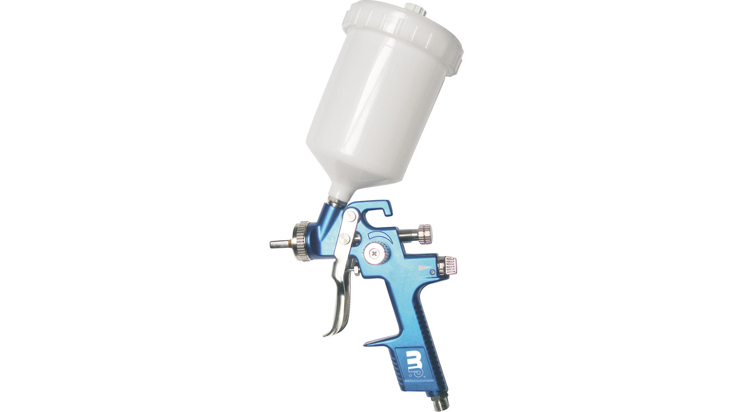 MP SprayGun Profi S Farbspritzpistole 1,3/1,6/1,8 mm Düse mit 0,6 l Kst-Fließbecher