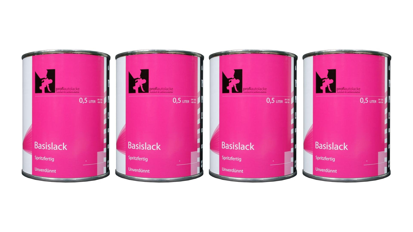 Profiautolacke Tagesleuchtfarbe RAL 2005, 2007, 3024, 3026, 1026, 6038 (0,5L)