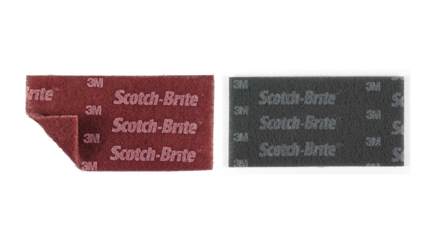 3M Scotch-Brite Durable Flex Handpad Sehr Fein oder Ultra Fein (115x228mm, 25 Stück)