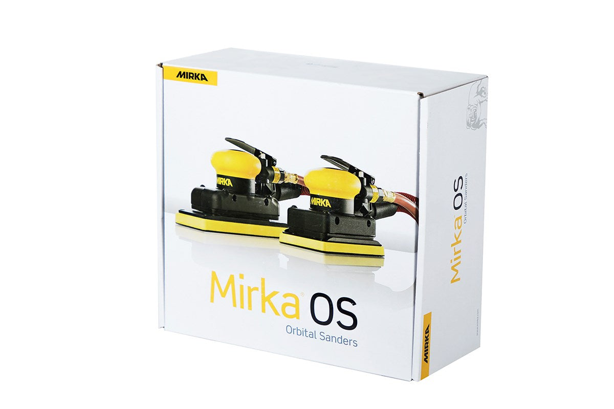 Mirka Zentralabsaugung Druckluft-Schwingschleifer 81 x 133 mm 3,0 mm Hub, inkl. Schutzauflage, Innensechskantschlüssel, Nippel + Adapter-Set Grip 54-Loch (1Stk)