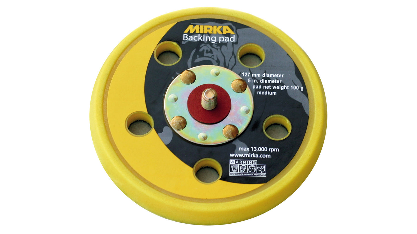 Mirka medium MIRKA Grip-Teller Ø 125 mm 5/16“ Gewinde Grip 5-Loch (1Stk)