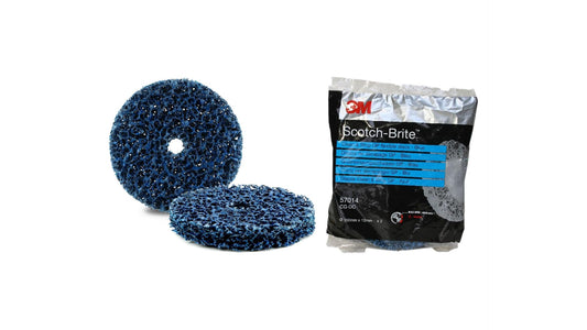 3M Scotch-Brite Grobreinigungsscheiben blau soft 100mm oder 150mm 2er Pack
