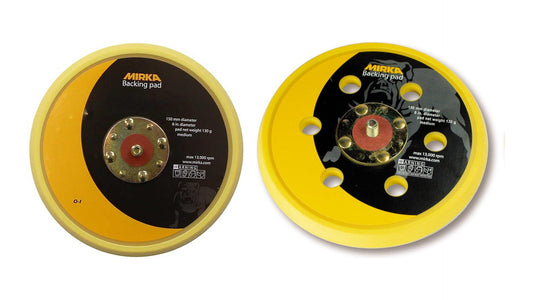 Mirka Medium Stick-Teller Ø 150 mm 5/16" Gewinde, ungelocht oder 6-Loch
