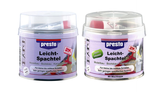 presto Leichtspachtel styrolreduziert Weiß (125g oder 420g)