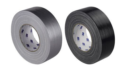 MP Gewebeband DCT Silber oder Schwarz (5 m / 50 m Rolle x 50mm)