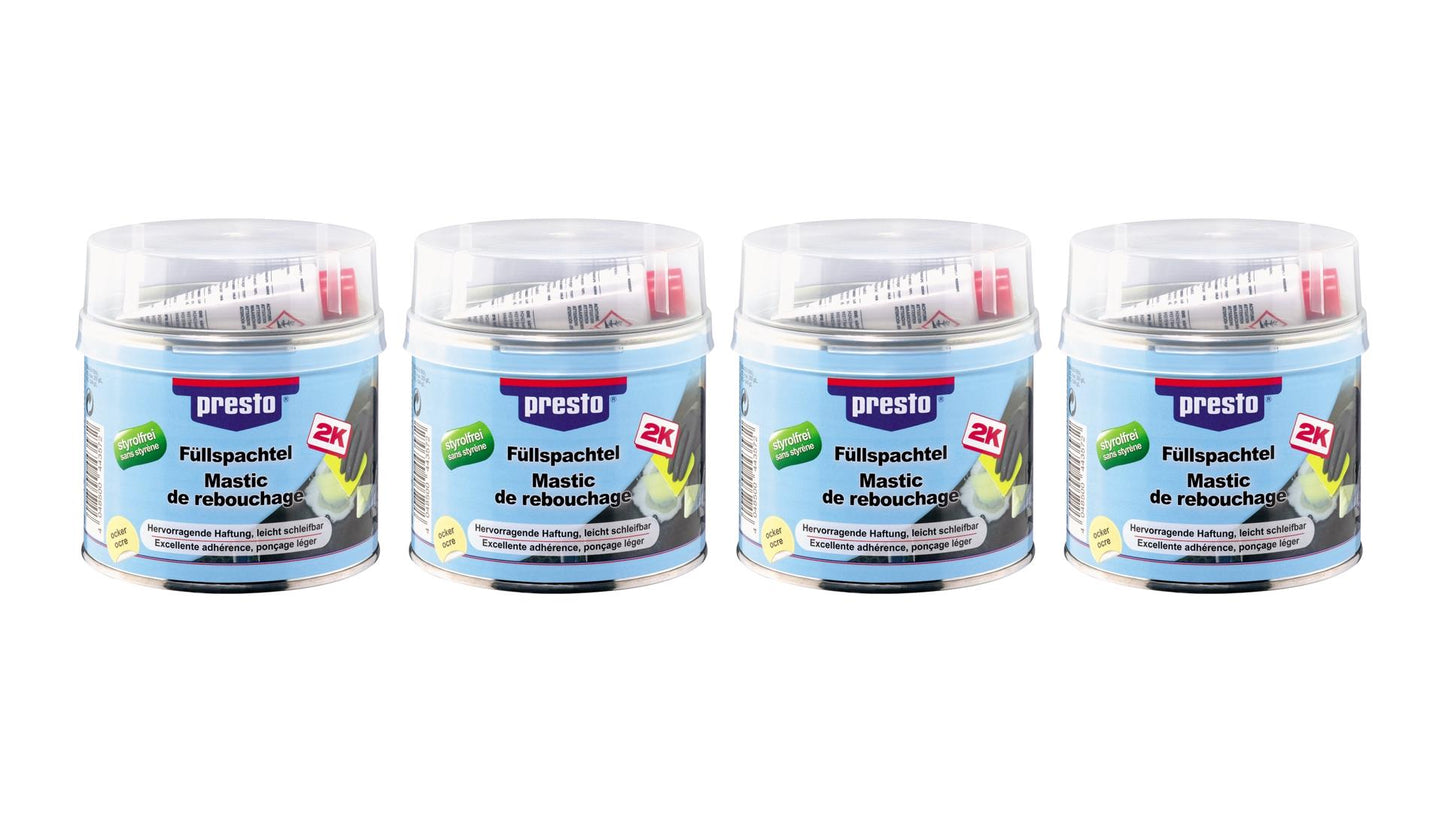 presto Füllspachtel styrolfrei in 250g, 500g, 1kg oder 2kg