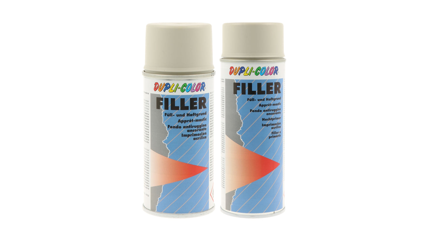 DupliColor Filler beige Grundierungsspray für Auto, Eisen & Stahlblech (150ml oder 400ml)