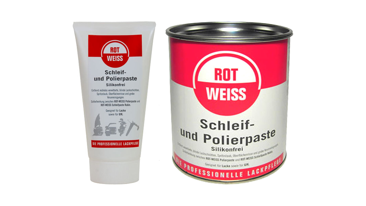 ROTWEISS Schleif- und Polierpaste (150ml oder 750ml)