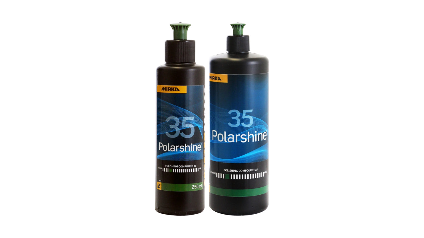 Mirka Polarshine 35 Grobe Politur (250ml oder 1L)
