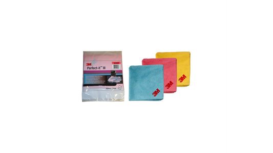 3M Perfect-it III Hochleistungs-Poliertuch rosa, blau oder gelb (1 Stk)