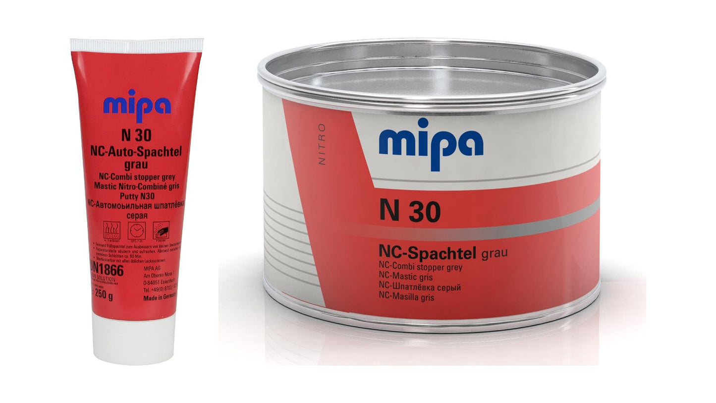 Mipa N 30 NC-Auto-Spachtel grau (250g Tube oder 900g Dose)