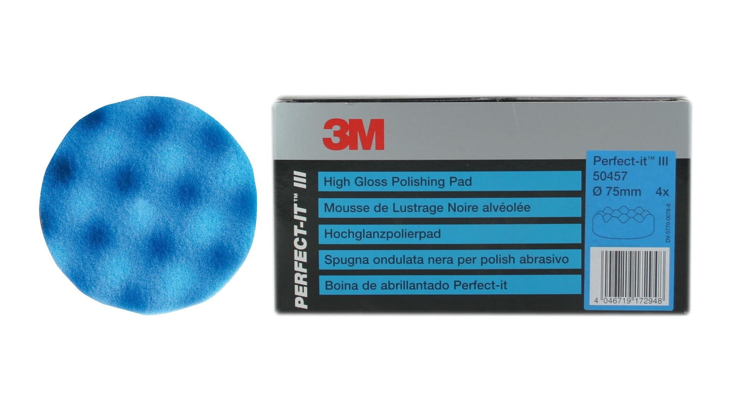 3M Ultrafina SE Anti-Hologramm-Polierschaum blau 150mm (2Stk) oder 76mm (4Stk)