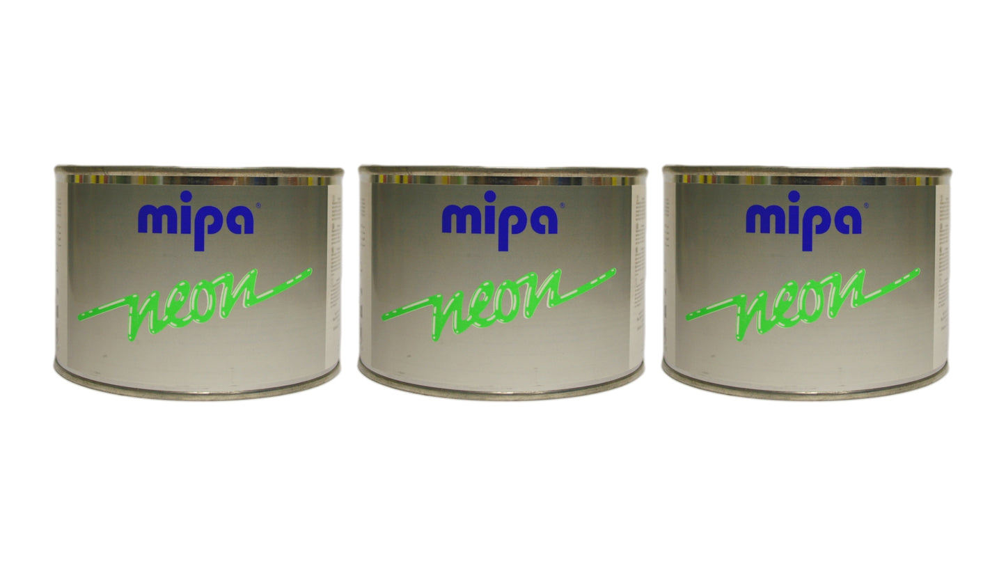 Mipa neon Basislack RAL 3024, 1026, 2005 (leuchtrot, -gelb, -orange) 0,5L