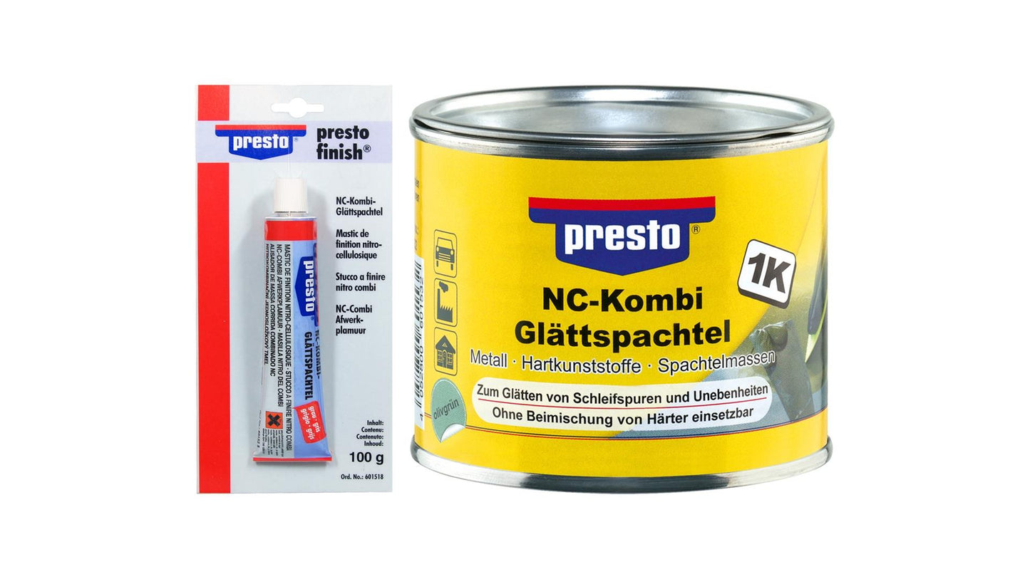 presto NC Glättspachtel Nitrokombinationsspachtel (100g oder 250g)