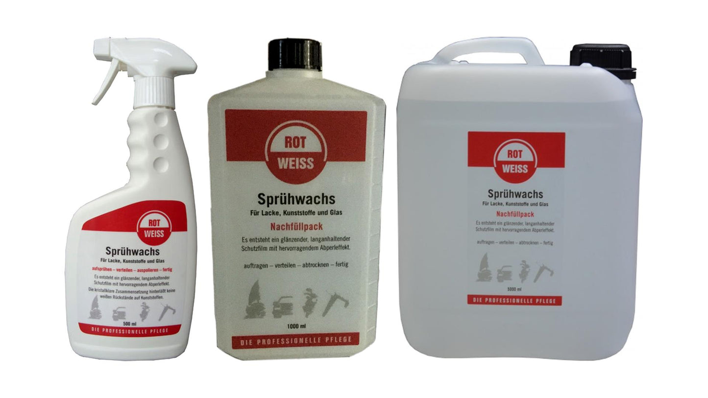 ROTWEISS Sprühwachs (500ml, 1L oder 5L)