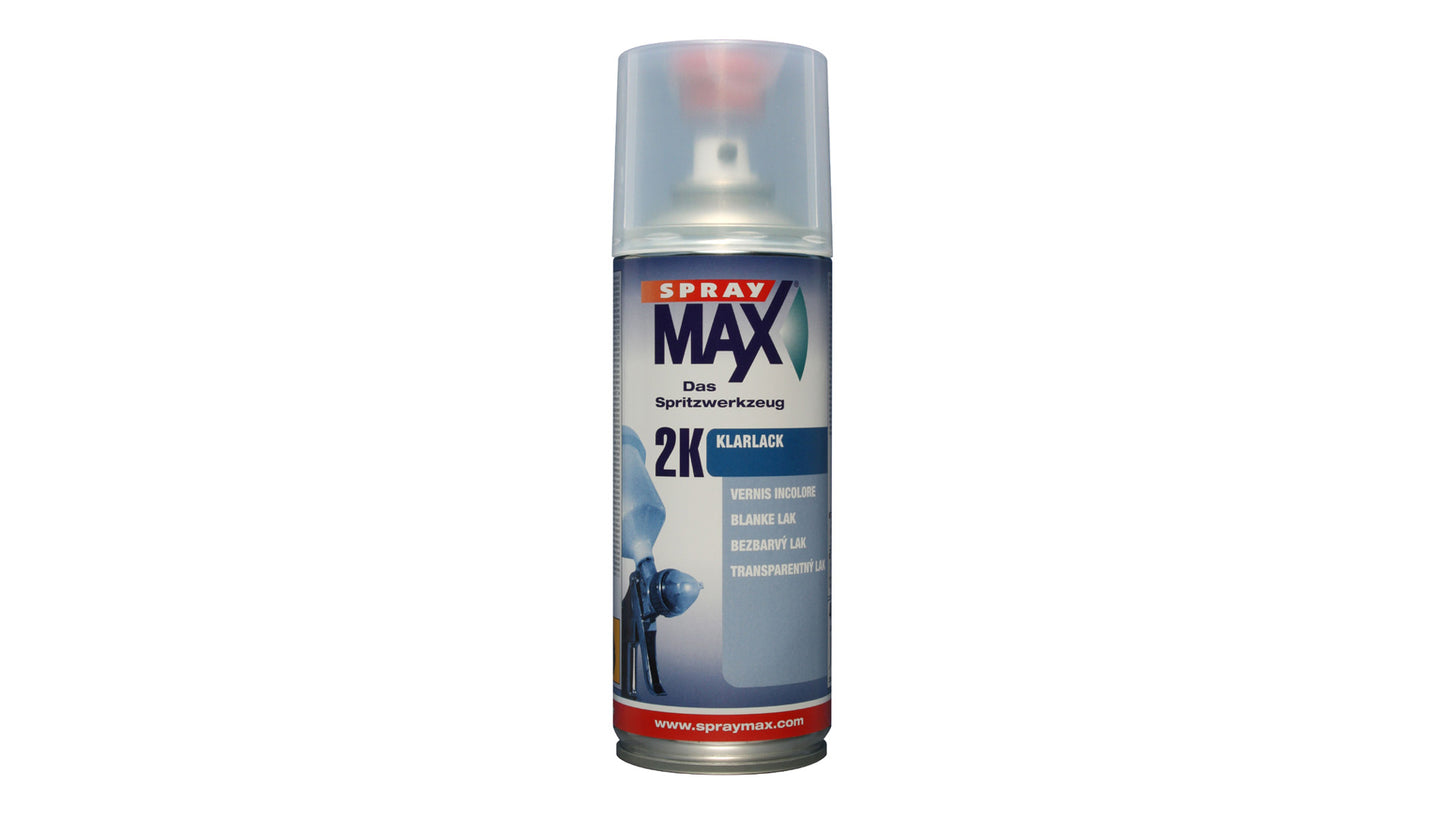 SprayMax 2K Klarlack Spray glänzend, seidenmatt oder matt (400ml)