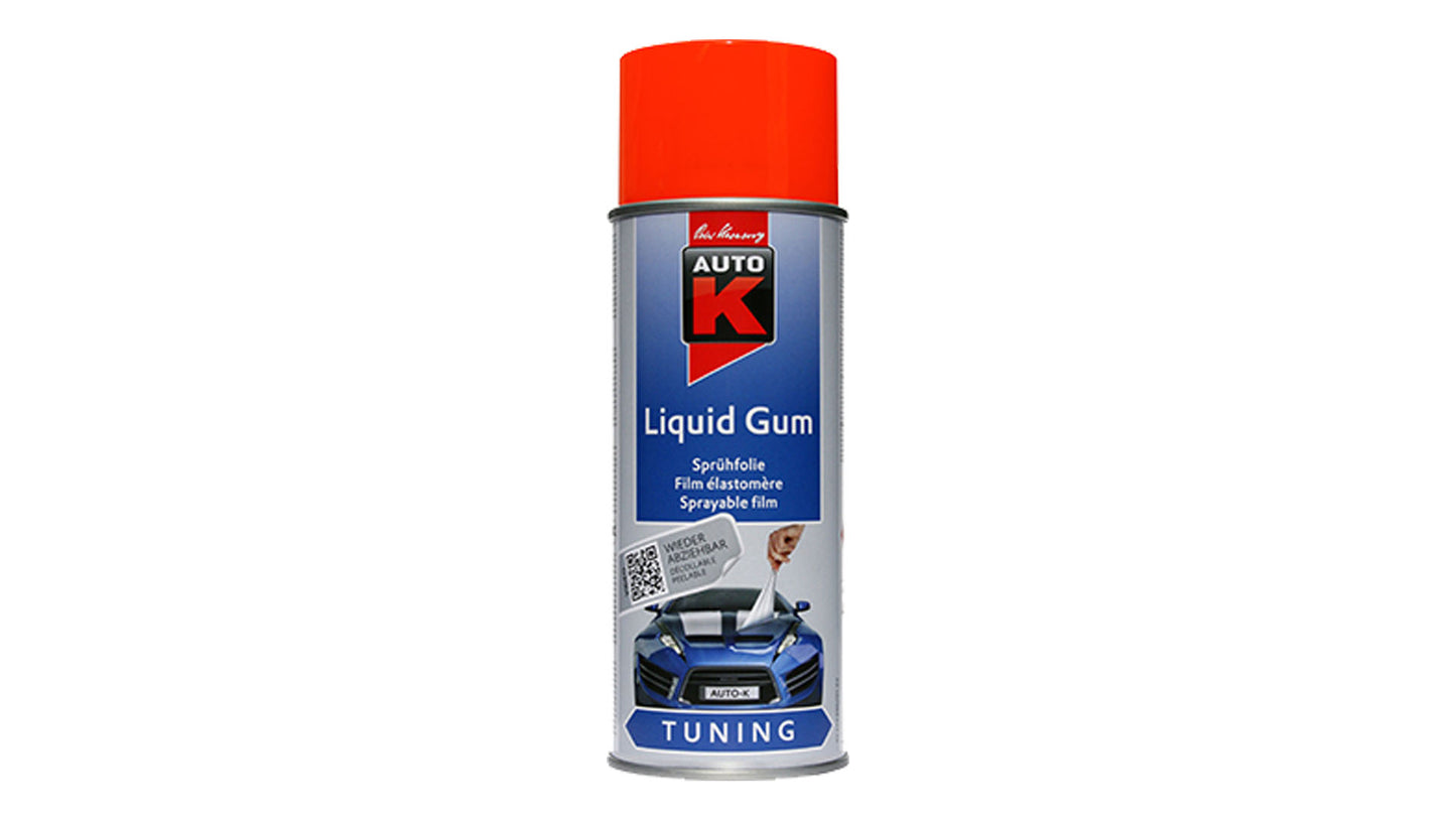 Auto-K Liquid Gum Sprühfolie in Weiß, Schwarz und Neon-Farbtönen (400 ml)