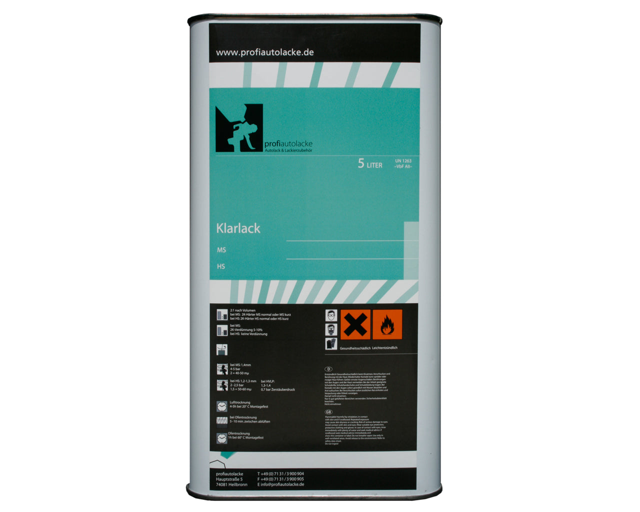 profiautolacke - VOC 2K-HS Klarlack (5 Liter)