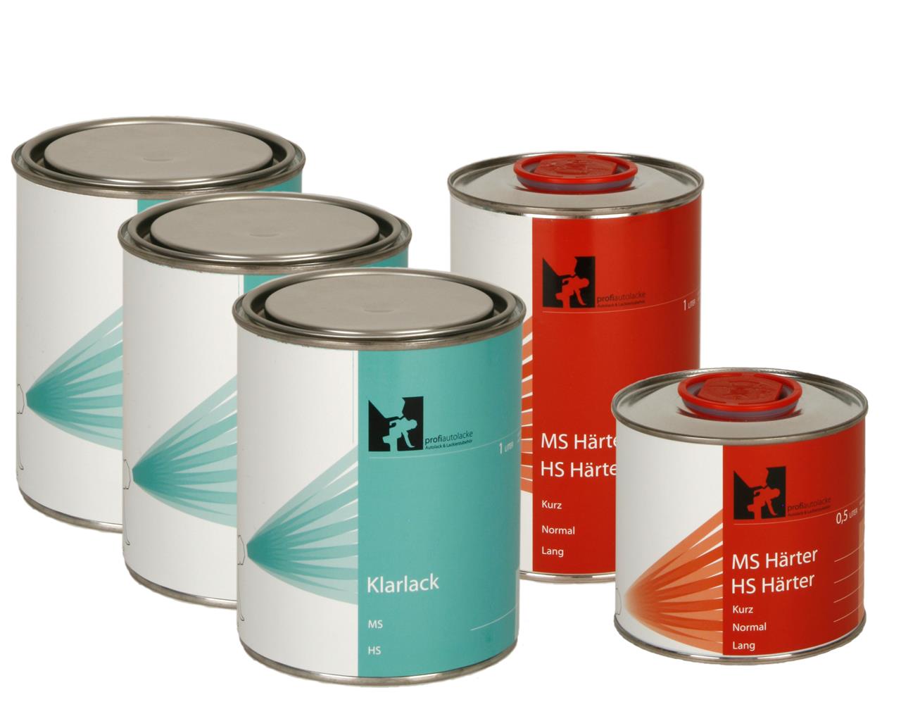 4,5 Liter VOC 2K-HS Klarlack, Härter Komplettpaket