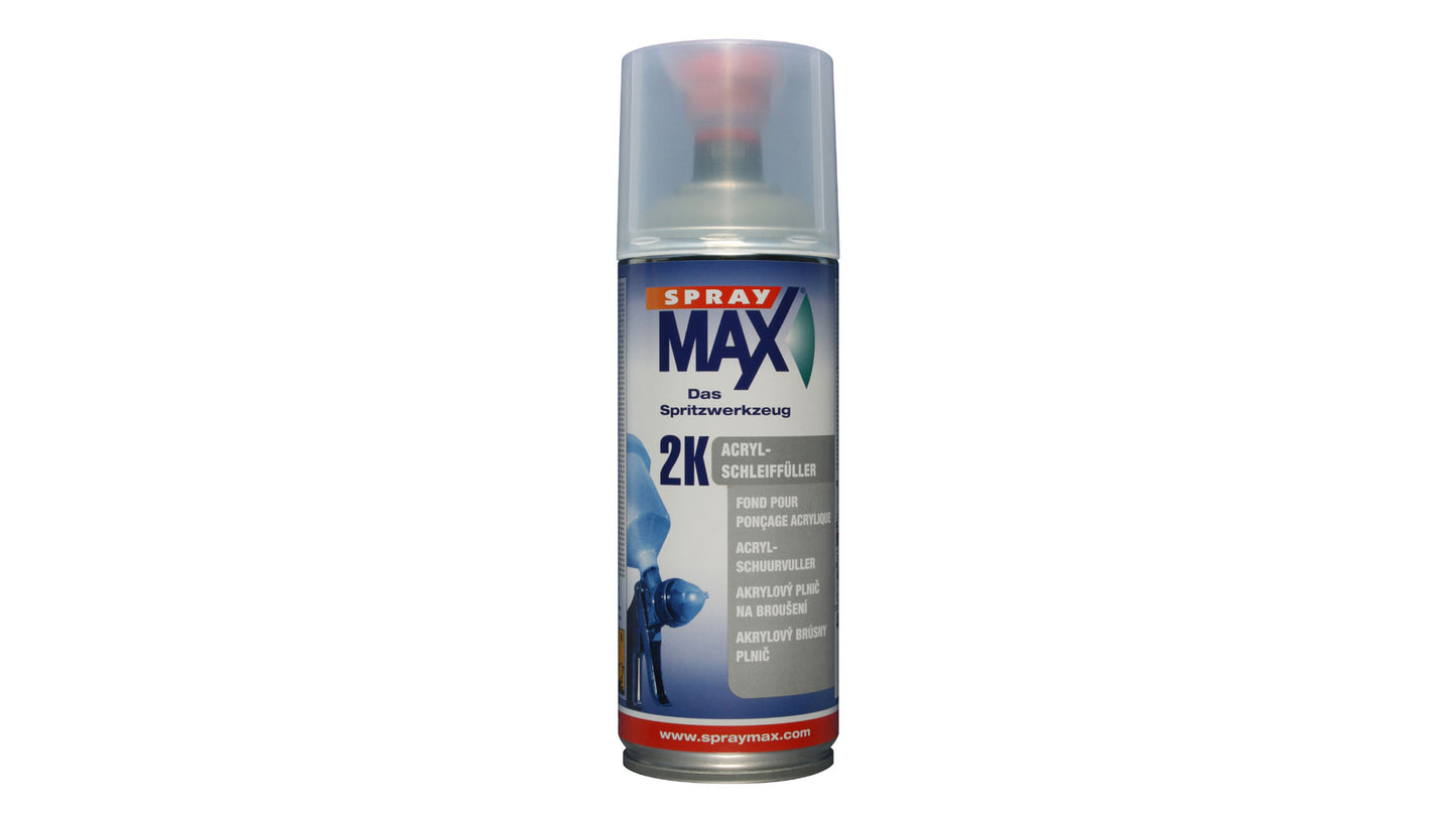 SprayMax 2K Acryl-Schleiffüller grau Spray (400ml oder 250ml)