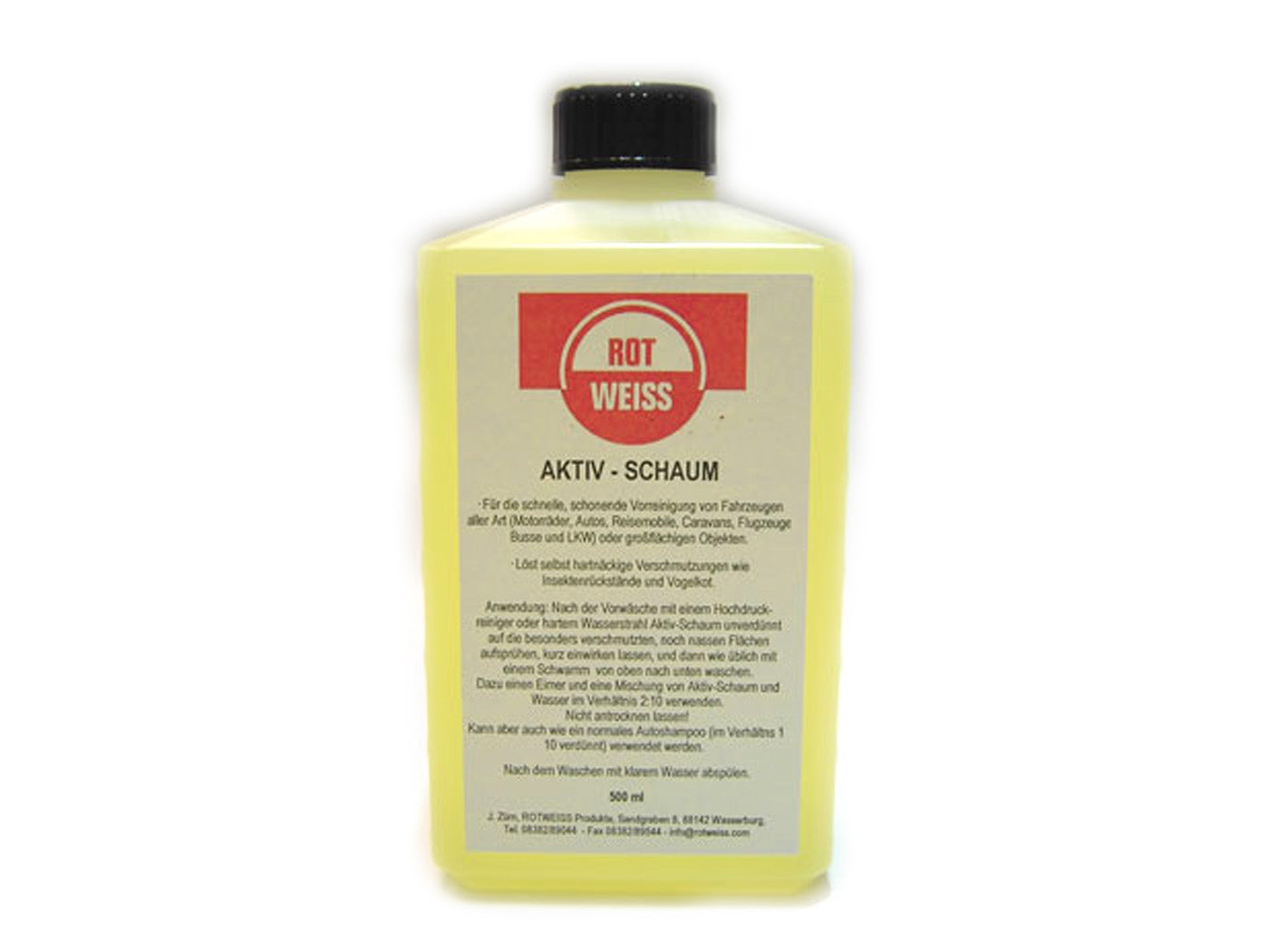 ROTWEISS Aktiv-Schaum Konzentrat (500ml, 1l, 5l)